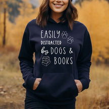 Dogs And Books Reading Hoodie