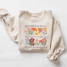 Floral Jesus The Way The Truth The Life Sweatshirt