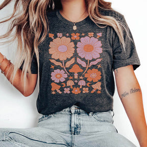 Daisy Mushroom Floral T-Shirt