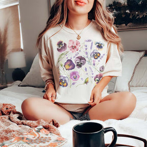 Pansy Floral T-Shirt