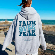 Faith Over Fear Trendy Hoodie