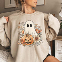 Retro Cute Floral Ghost Sweatshirt