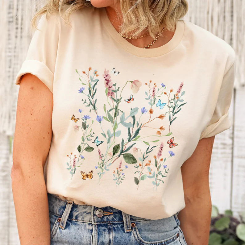 Chemise fleurs pressées Wildflower Shirt