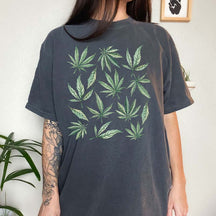 Green Cannabis Weed T-Shirt