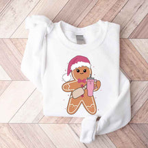 Cute Gingerbread Cookie Drink Sweatshirt