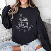 I’m All Booked Womens Librarian Sweatshirt