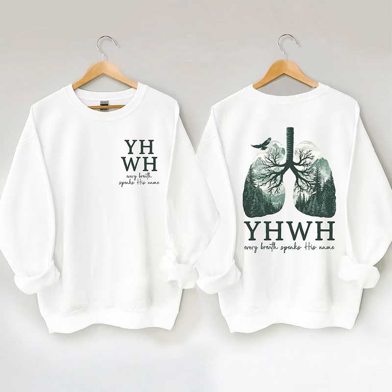 YHWH Lungs Christian Sweatshirt