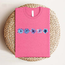 Spring Blue Daisy Wildflowers T-Shirt