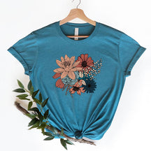 Colorful Flower Bouquet Plant Graphic T-Shirt