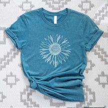 Boho Daisy Mom Summer T-Shirt