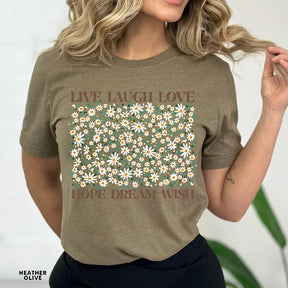 Aesthetic Wildflower Positive T-Shirt