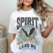 Boho Spirit Lead Me Tee Bible Verse T-Shirt