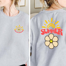 Hello Summer Floral Sweatshirt