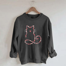 Cat Valentine Heart Sweatshirt