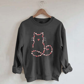 Cat Valentine Heart Sweatshirt