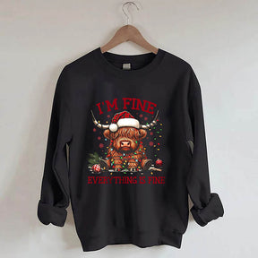 I'm Fine Everything Is Fine Sweatshirt