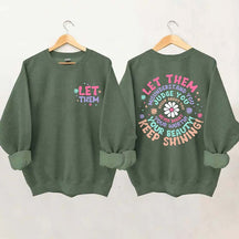 Let Them Women Sunflower Sweatshirt