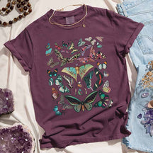 Boho Butterfly Vintage Graphic Whimsigoth T-Shirt