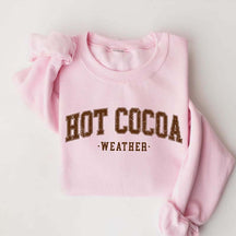 Hot Cocoa Cute Holiday Season Sweatshirt