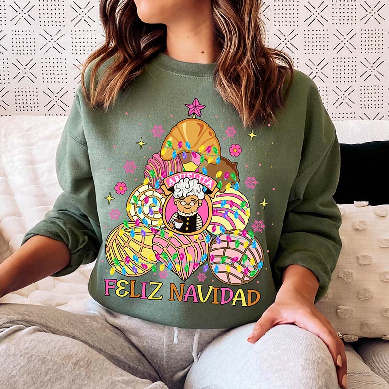 Mexican Christmas Tree Latina Sweatshirt