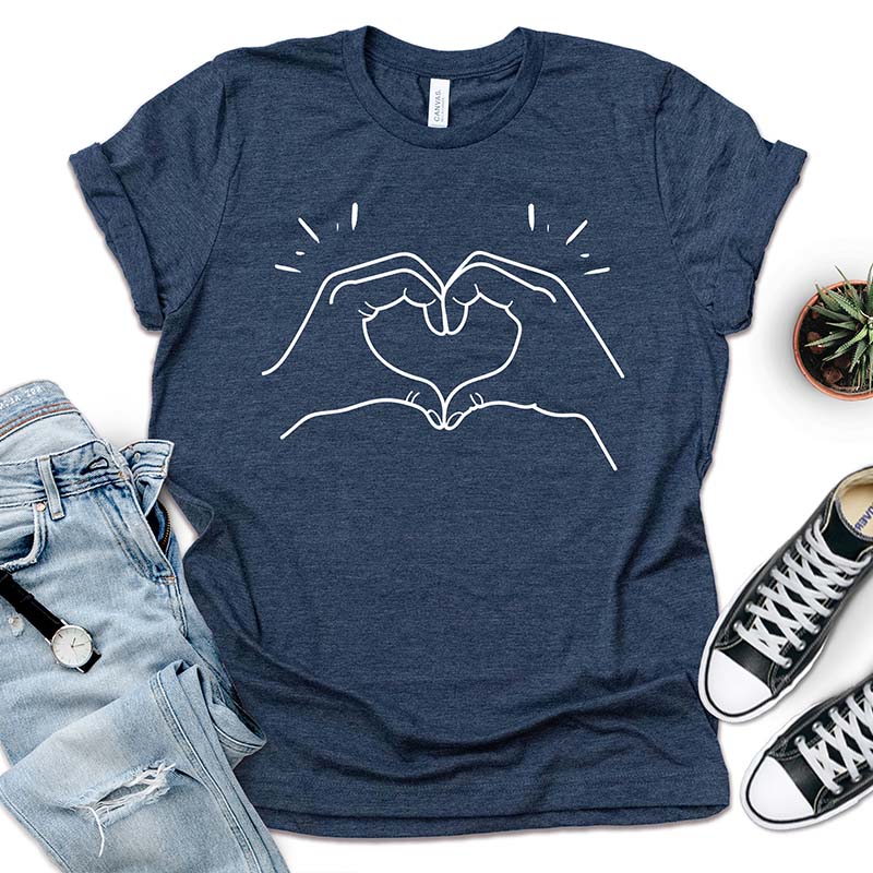 Heart Hands Love You Always T-Shirt