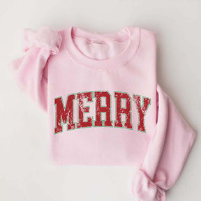 Retro Merry Christmas Sweatshirt