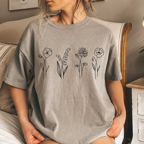 Sentimental Gift Flowers T-Shirt