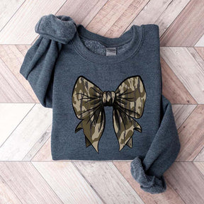 Hunting Camo Bow Sweatshirt