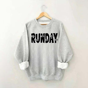 Runner Running Day Workout Sweatshirt