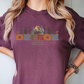 Oregon Mountain Hiking T-Shirt