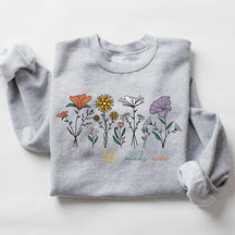 Helping Little Minds Grow Flower Sweatshirt