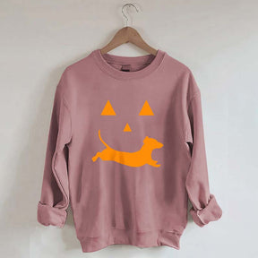 Dachshund And Halloween Sweatshirt