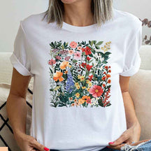 Wildflowers Plant Mom Cottagecore T-Shirt