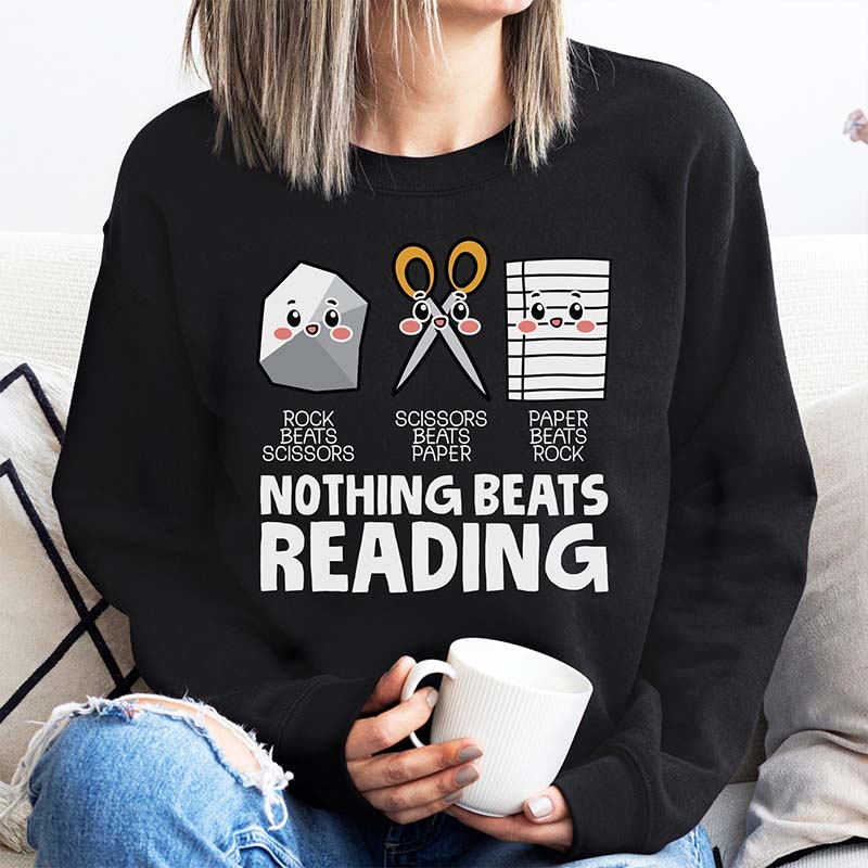 Library Day Reading Bookish Sweatshirt