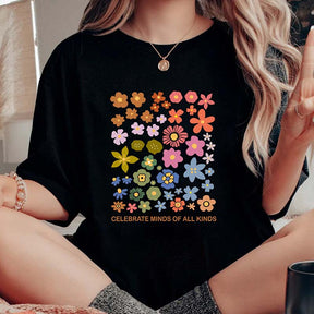 Autism Awareness Special Flowers T-Shirt