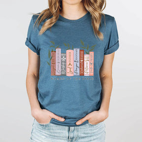 Religious Christian Floral Book T-Shirt