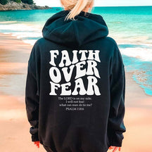 Faith Over Fear Trendy Hoodie