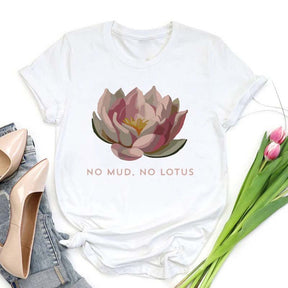 No Mud No Lotus Yoga Lover T-Shirt