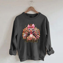 Colorful Glitter Turkey Sweatshirt