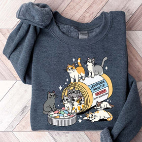 Antidepressant Cat Funny Sweatshirt