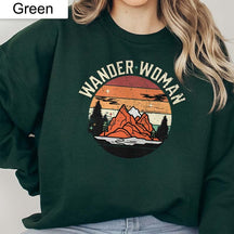 Wander Woman Hiking Outdoorsy Sweatshirt