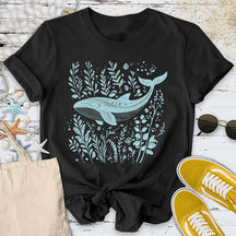 Whale & Plants T-Shirt