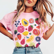 Cute Vintage Fruit Lemon Citrus T-Shirt