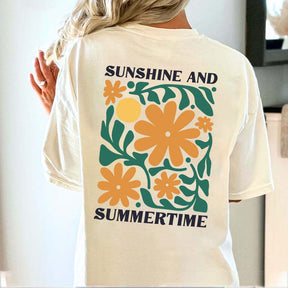 Sunshine and Summertime Flowers T-Shirt