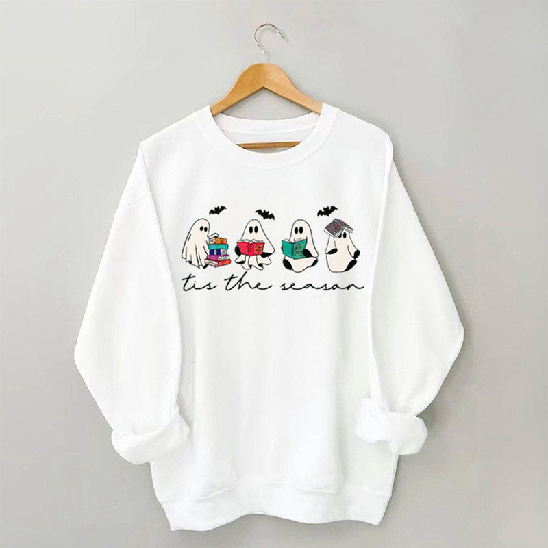 Tis The Season Bookish Ghost Sweatshirt