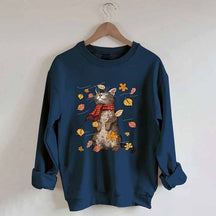 Cats Autumn Fall Sweatshirt