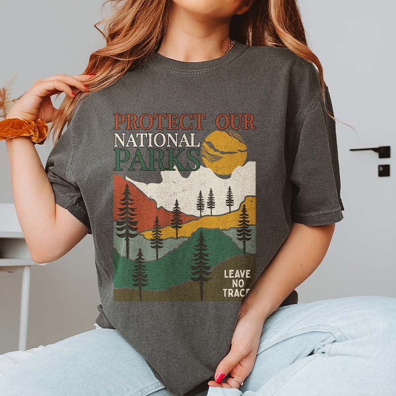 Leave No Trace Earth Day Parks T-Shirt