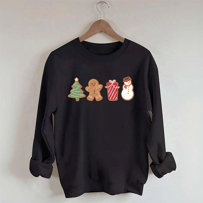 Cute Gingerbread Christmas Cookies Sweatshirt