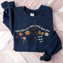 Floral Teacher Sweatshirt