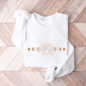 Mystical Moon And Sun Celestial Sweatshirt